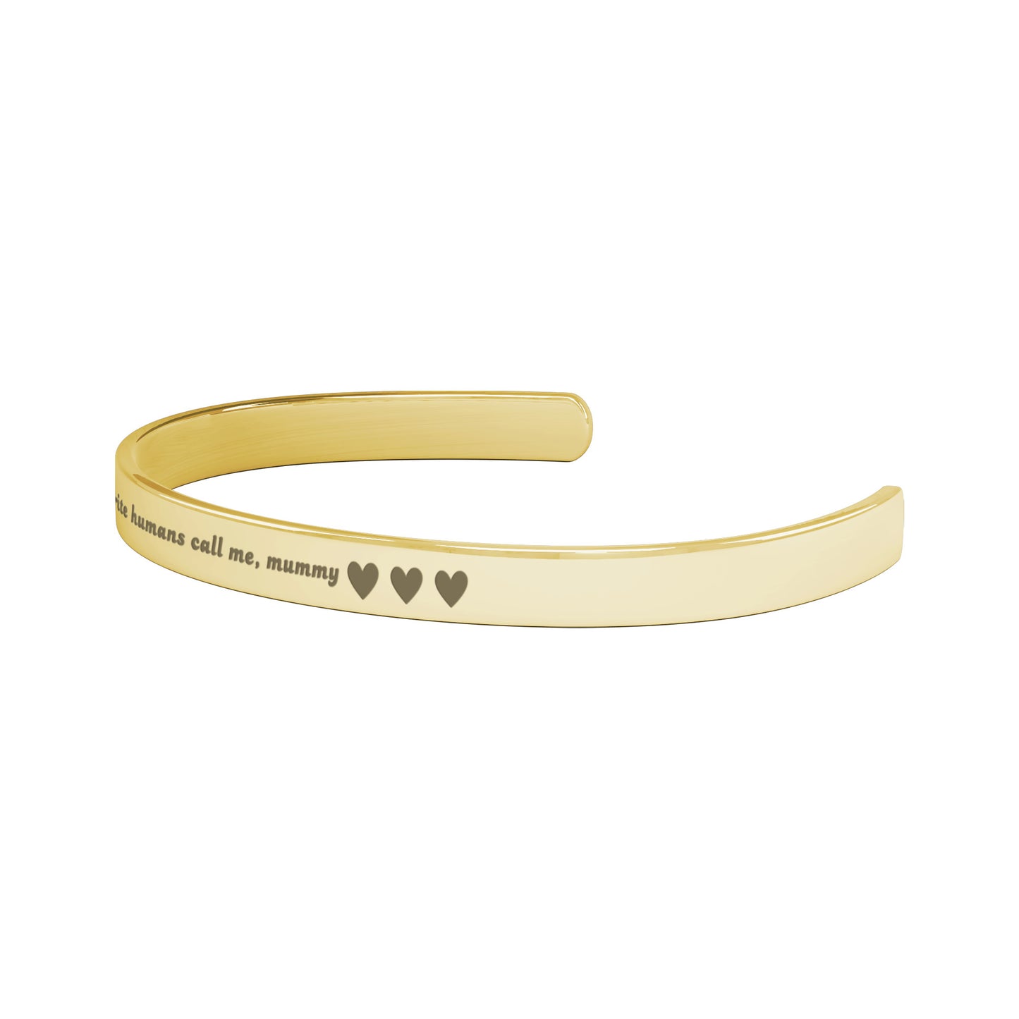 Personalized Stainless Steel Cuff Bracelet With Inspirational Hidden Message
