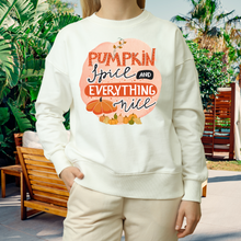 Load image into Gallery viewer, Sweatshirt Fall Clothing Pumpkin Spice Design
