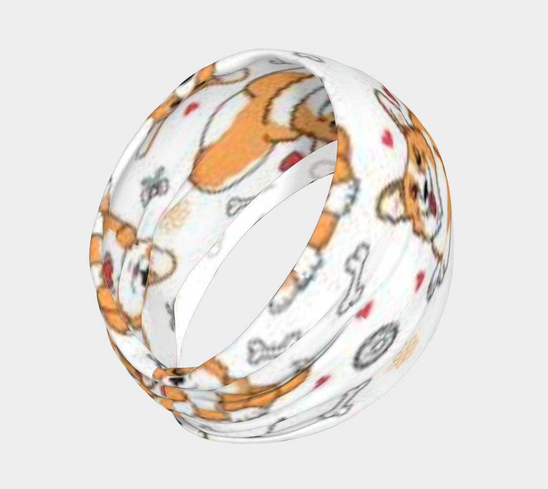 Happy Dog Headband- Made In Canada