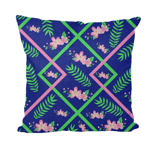 AOP - Spring Pattern 1 Throw Pillow with Insert - reallyposhgifts