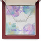 Personalized Name Jewelry For Daughters- Plus Message Card. Made In USA