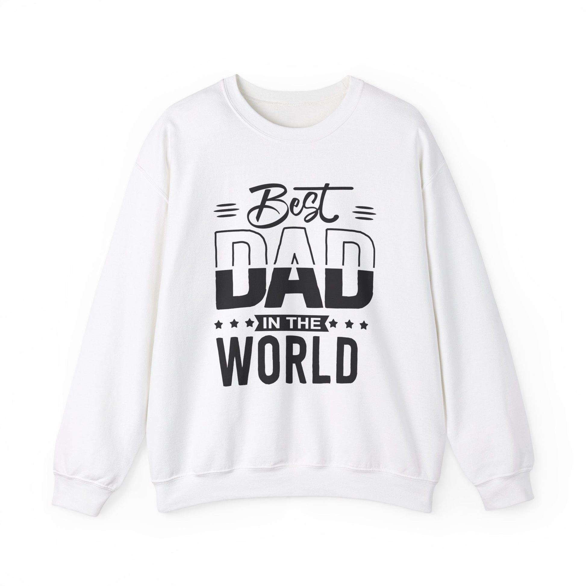 Best Dad In The World Crewneck Sweatshirt - reallyposhgifts