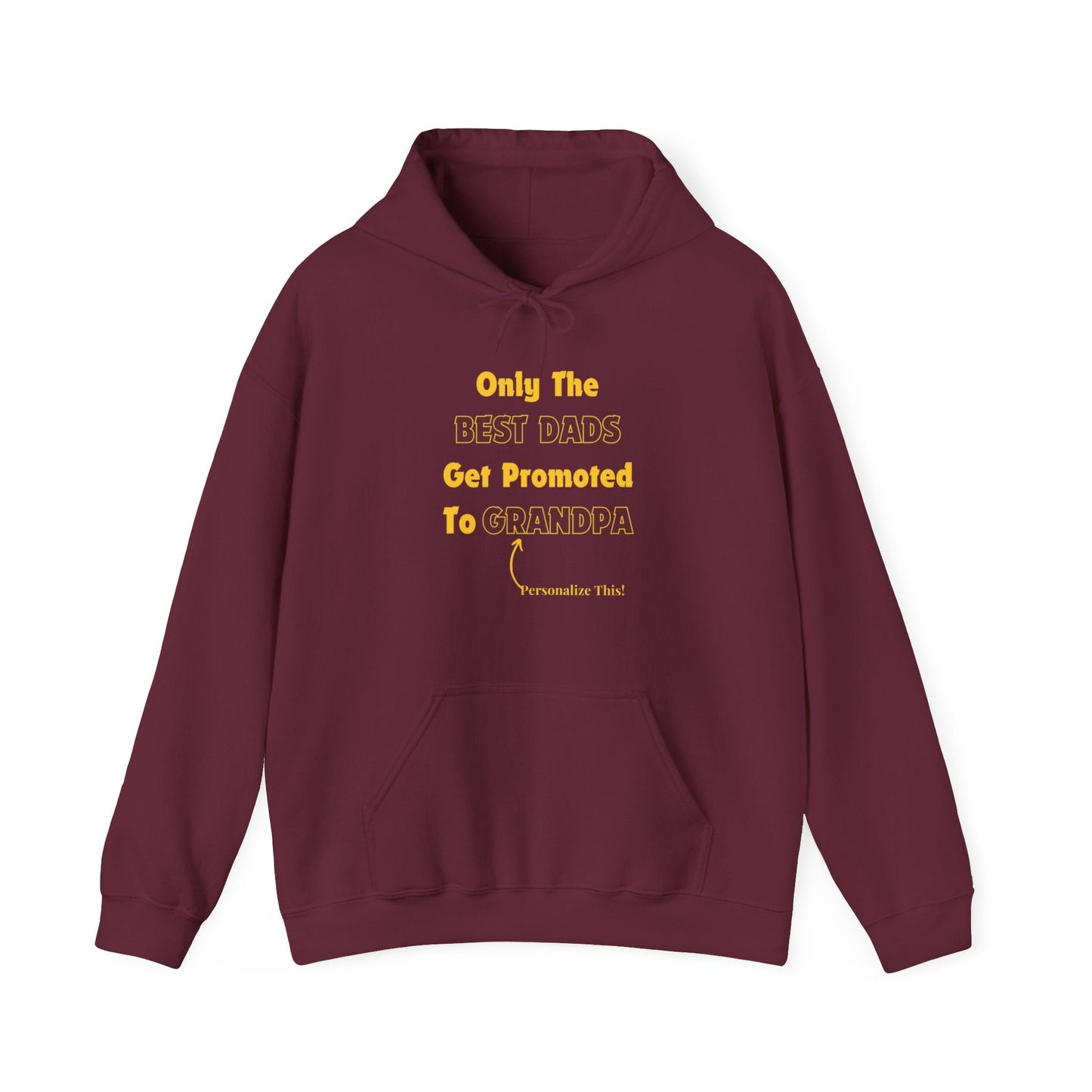 Best Dads Get Promoted To Grandpa Personalized Hoodie - reallyposhgifts