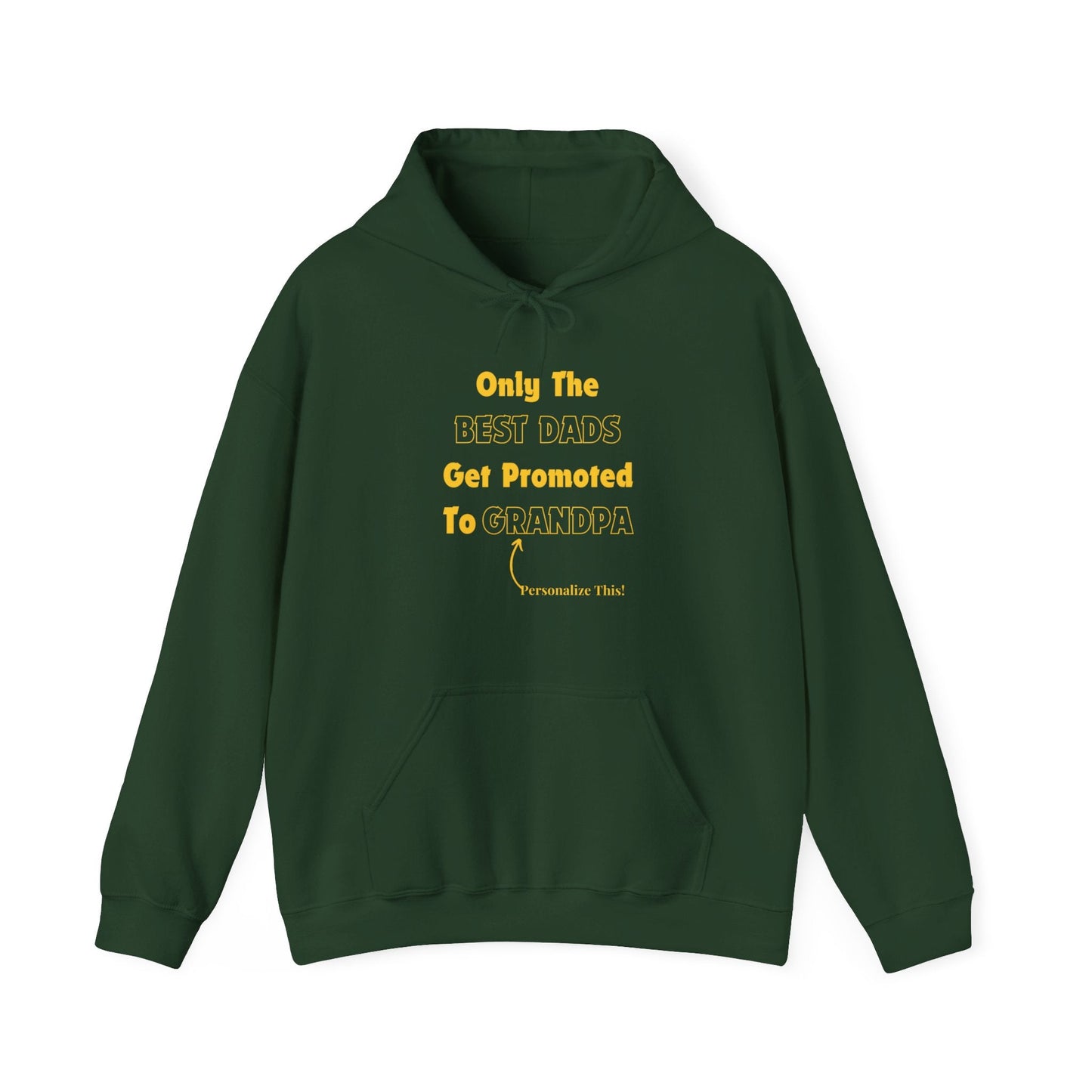 Best Dads Get Promoted To Grandpa Personalized Hoodie - reallyposhgifts