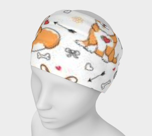 Happy Dog Headband- Made In Canada