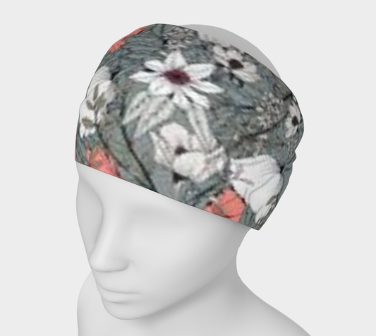 Botanical Flowery Headband- Made In Canada