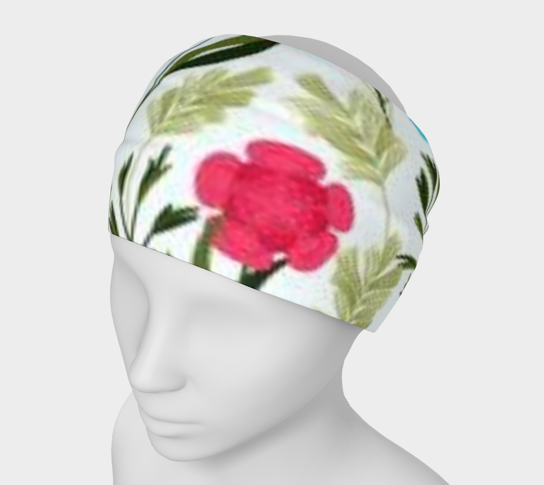 Flowery Day Headband- Made In Canada