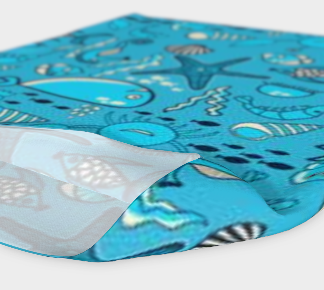 Custom Ocean Blue Headband- Made in Canada