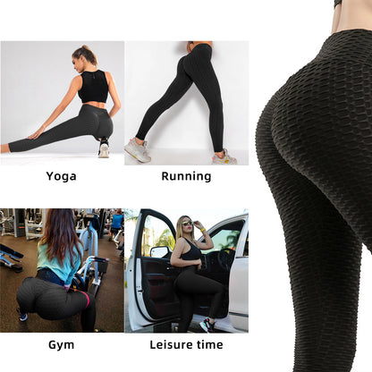 Women Leggings Bubble Textured Leggings Pants