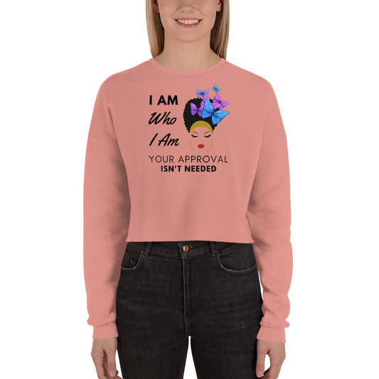 Women Motivational Premium Crop Sweatshirt