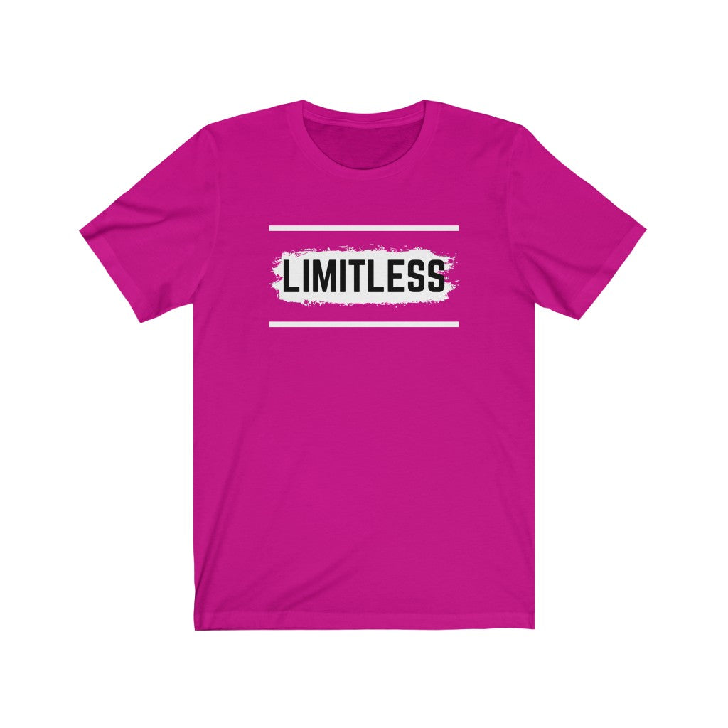Limitless Unisex Jersey Short Sleeve Tee. Motivation T Shirt. Inspiration T Shirt.