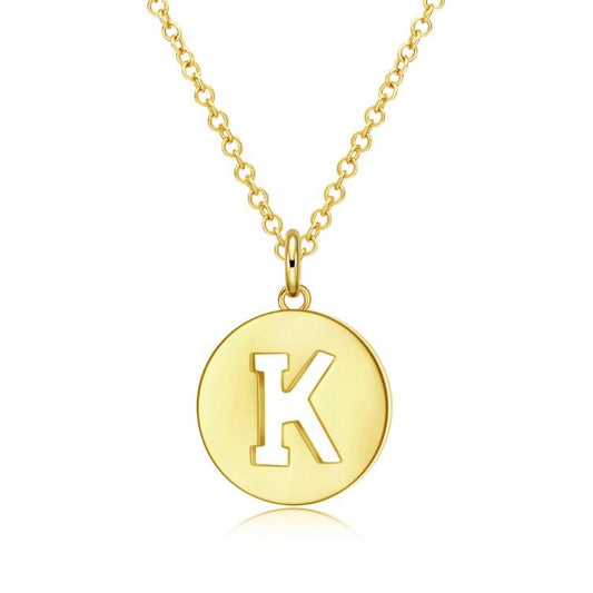 Kindness Disc Necklace in 18K Gold Plated. Valentine Gift for Her. Gift for Wife. Wedding, Anniversary and Birthday Gifts for Women. Mother's Day Gift for Her