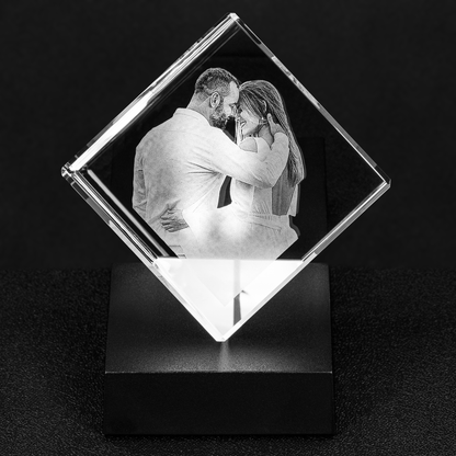Personalized Crystal Decoration. Gift for Weddings, Anniversaries, Birthdays, Graduation, Other Special Occasion