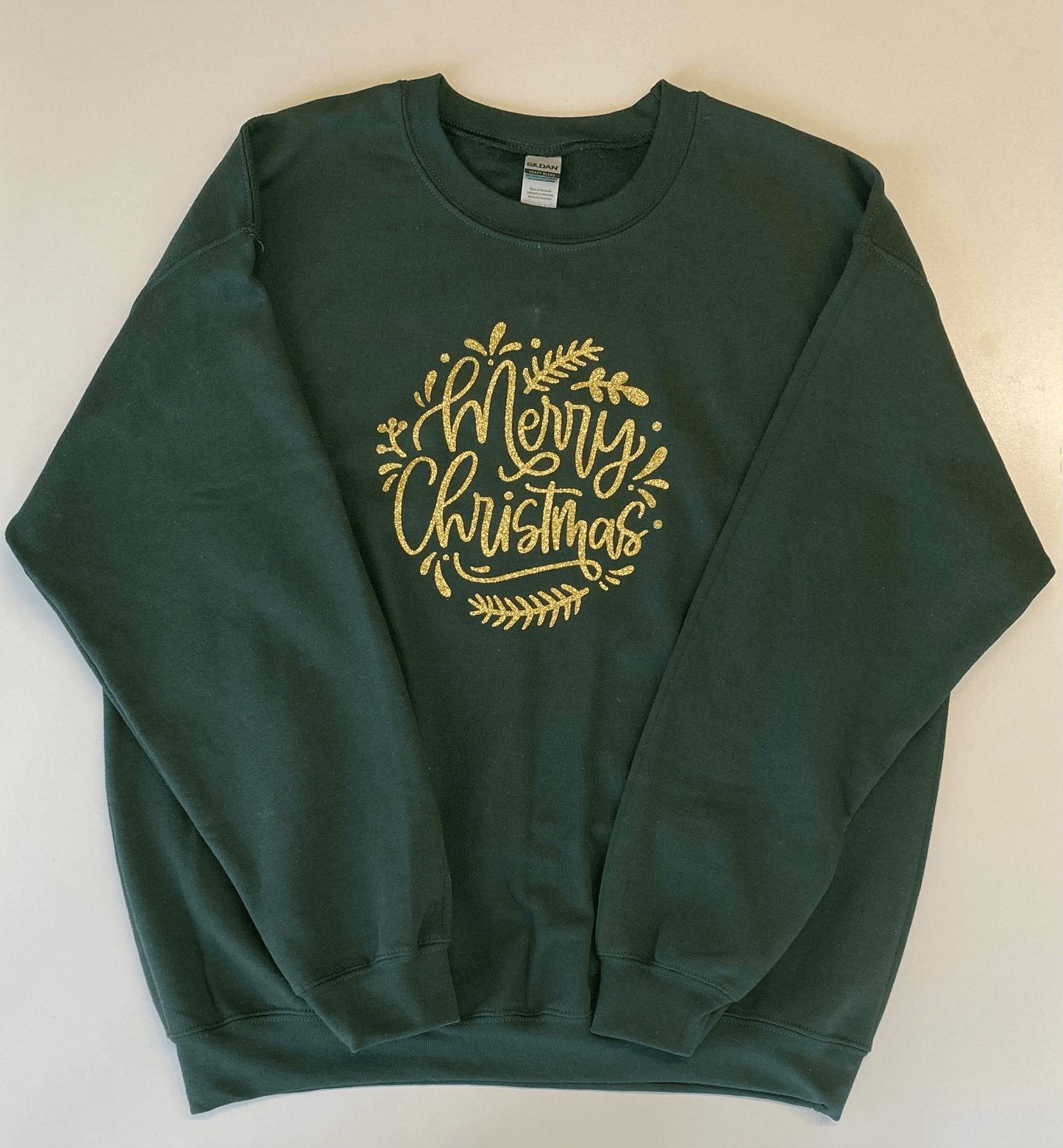 Merry Christmas Crewneck Sweatshirt for Holidays. Graphic Sweatshirts for Family.