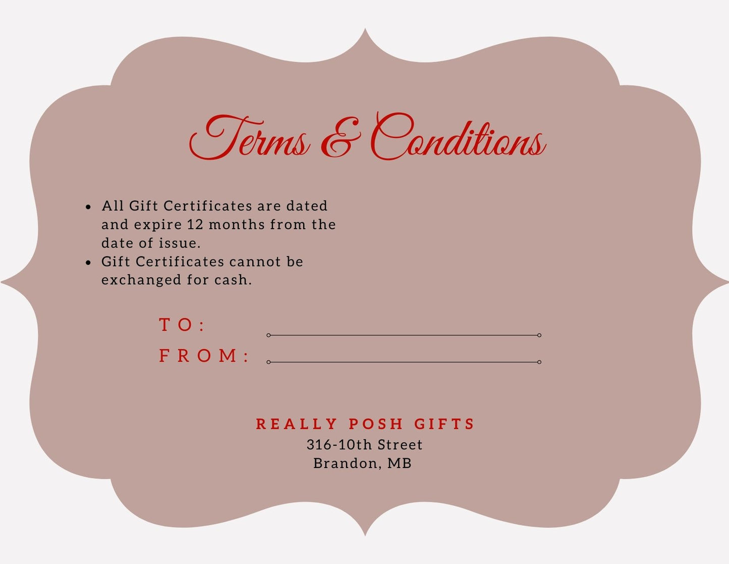 Christmas Gift Certificate. e Gift Card.