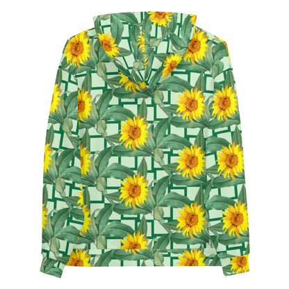 Custom Sunflower Unisex Hoodie. All Over Print Funny Graphic Hoodie