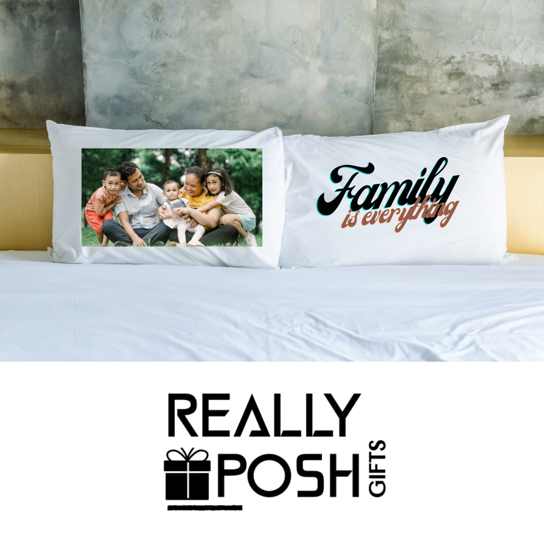 Custom Photo  and Text  Pillow Covers (set of 2)