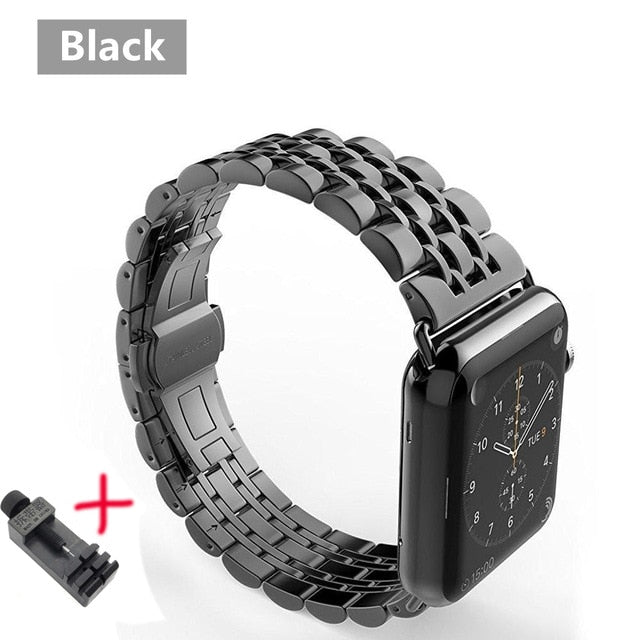 Strap For Apple Watch band 42 mm 5 4 3 iwatch band 42mm/38mm Stainless Steel watchband correa for apple watch 5 band 40mm 44mm