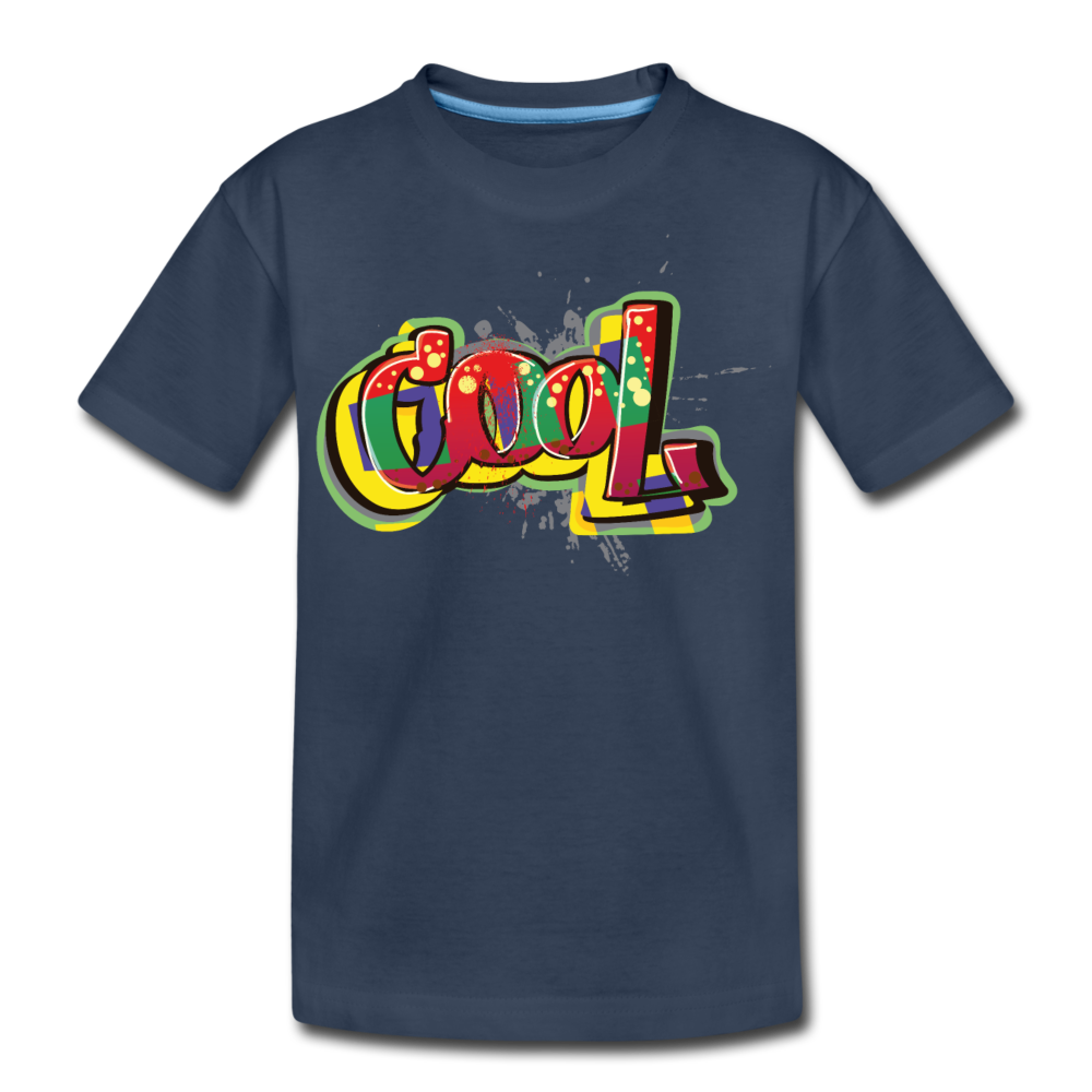 Premium Organic T-Shirt for Youths and Kids. Custom Cool Kid’s and Teen's T Shirt. - navy