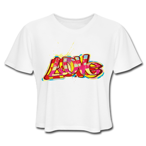Women's Cropped T-Shirt - white