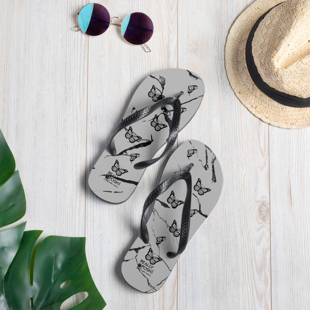 Butterfly Flip-Flops For Summer Beach